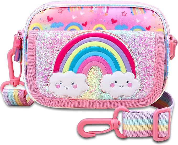 Girls Purse for Kids Age 3-12 - Purse for Little Girl Gifts, Crossbody Bag