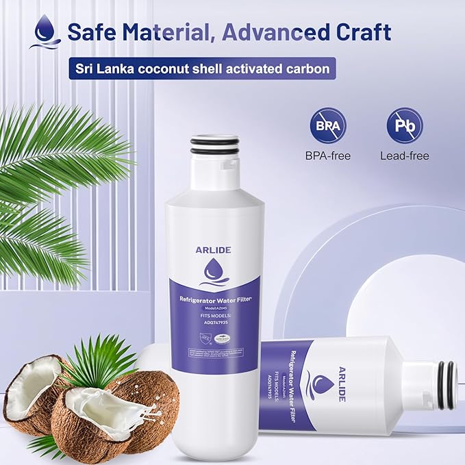 Water Filter Replacement for LT1000P ADQ747935, MDJ64844601, LMXS28626D, LT1000PC, LT-1000PC Kenmore 46-9980, 469981(3 Packs)
