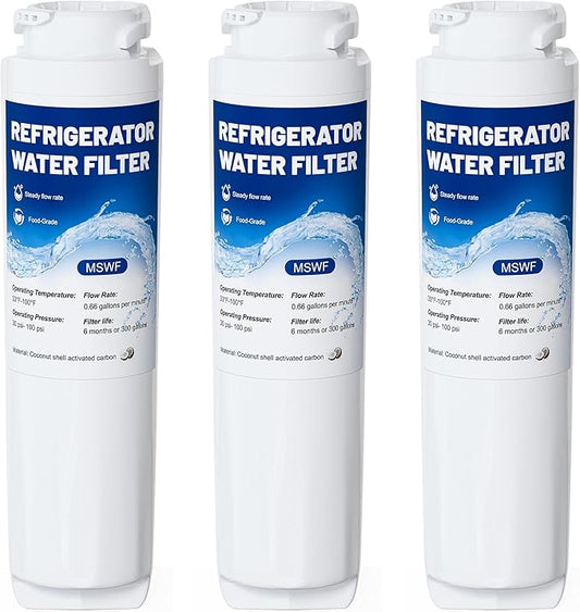 MSWF Water Filter Replacement Compatible with GE MSWF 101820A,101821B, RWF1500A,MSWFDS,Pack of 3,By YPMQY