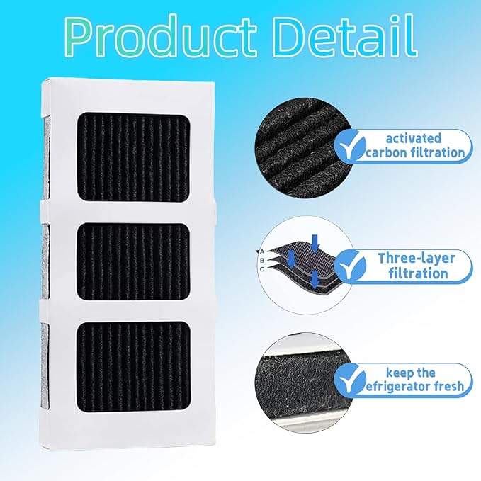 3 Pcs Compatible with frigidaire air filter replacement, Compatible with pure air ultra 2 frigidaire filter