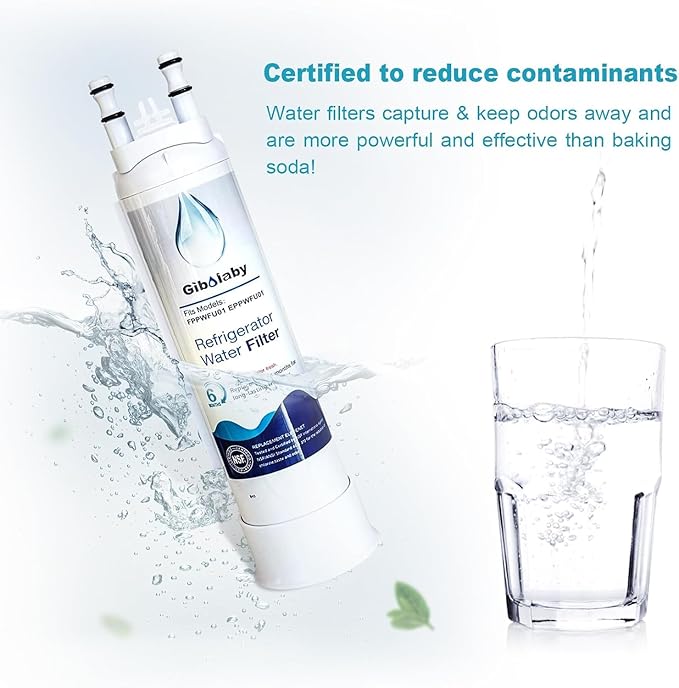 FPPWFU01 Water Replacement, Compatible with Frigidaire EPPWFU01, PureAdvantage PurePour PWF-1, FPPWFU01 Pack of 3