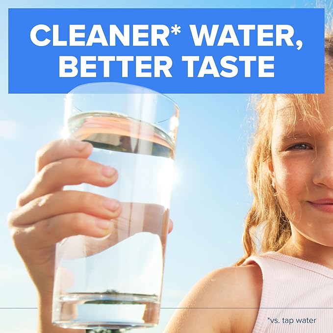 Brita Plus Water Filter, BPA-Free, High-Density Replacement Filter for Pitchers and Dispensers, Reduces 2x Contaminants*, Lasts Two Months or 40 Gallons, Includes 4 Filters