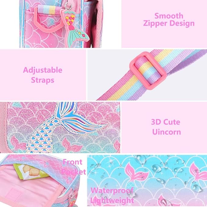 Girls Purse for Kids Age 3-12 - Purse for Little Girl Gifts, Crossbody Bag
