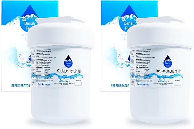 2-Pack Replacement for General Electric PSHF6MGZBEWW Refrigerator Water Filter - Compatible with General Electric MWF, MWFP Fridge Water Filter Cartridge