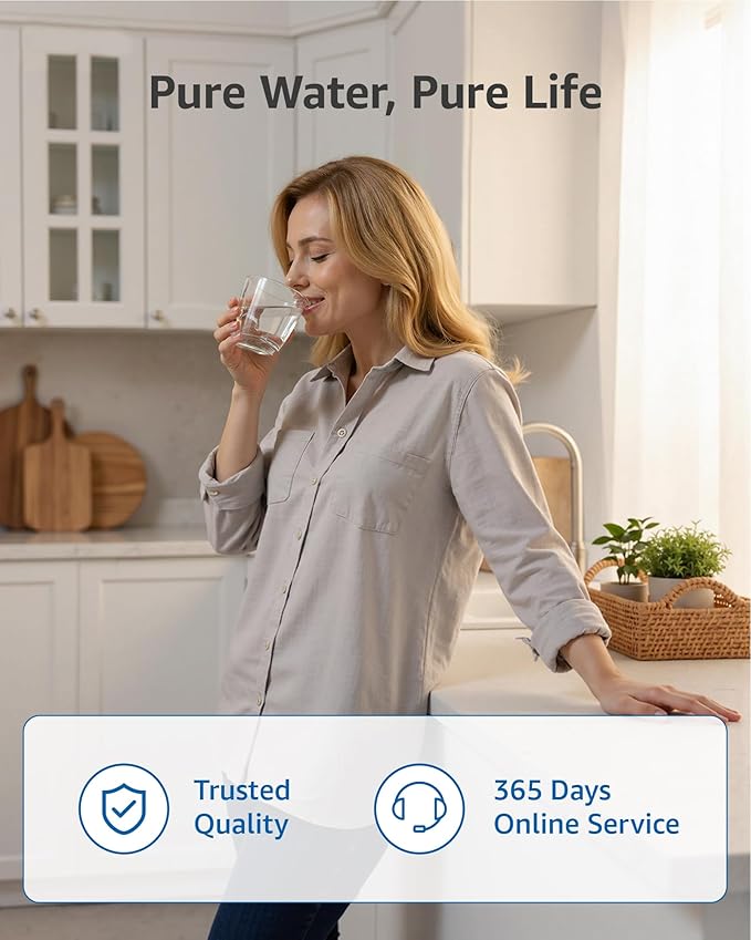 FilterLogic NSF Certified Pitcher Water Filter, Replacement for Brita® Classic 35557, OB03, Mavea® 107007, and Brita® Pitchers Grand, Lake, Capri, Wave, Amazon Basics® 10-Cup Pitcher (Pack of 6)