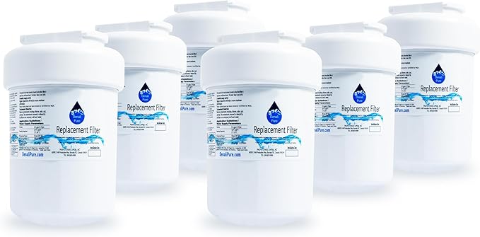 Denali Pure 6-Pack Replacement for General Electric GSHS5KGXCCSS Refrigerator Water Filter - Compatible with GE MWF, MWFP Fridge Water Filter Cartridge