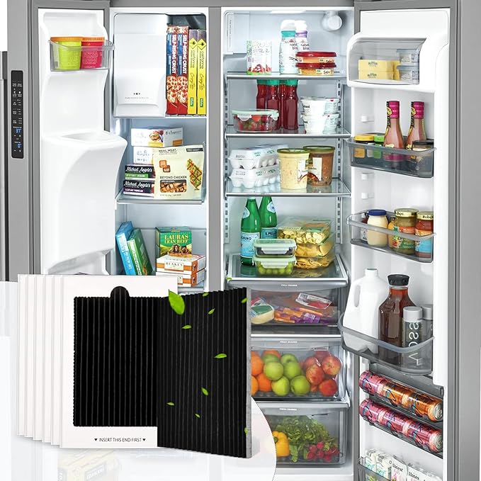 SEISSO Refrigerator Air Filters Replacement Compatible with Frigidaire PAULTRA Pure Air Ultra, EAFCBF Air Filter for Electrolux - Reduce Odors with Activated Carbon Technology - Part 242061001-3 Packs
