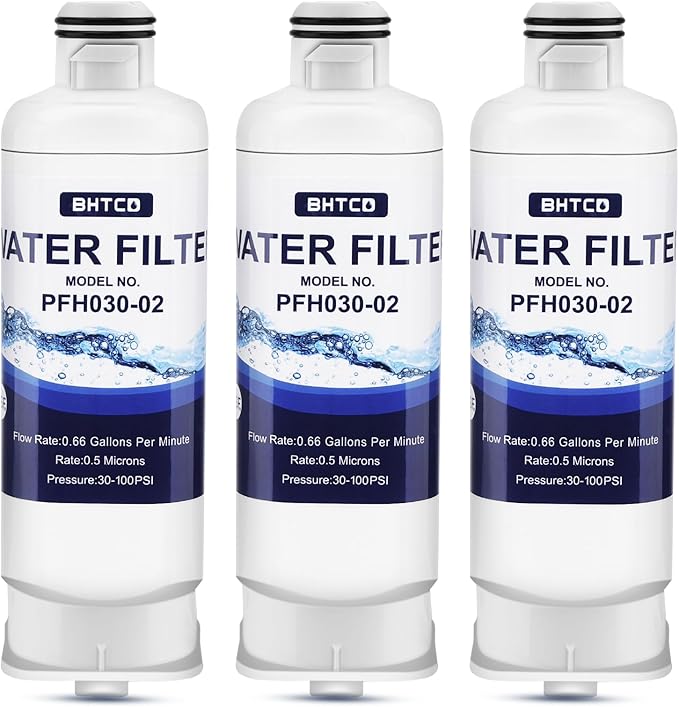 Water Filter for Samsung RF23BB8600QLAA/ RF30BB6600QLAA/ RF30BB660012AA/ RF30BB6200QLAA/ RF29BB8600QLAA/RF29BB860012AA/ RF30BB620012AA Refrigerator Replacement -3PCS