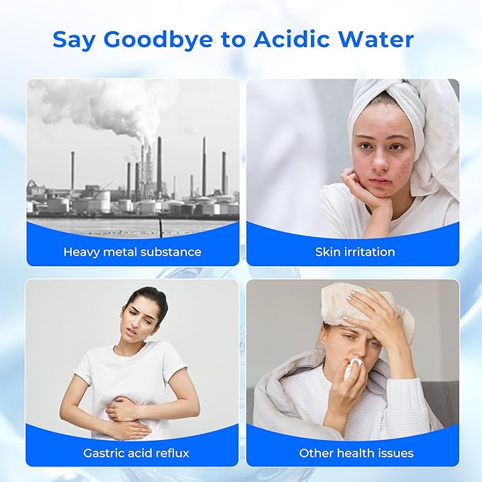 Waterdrop Alkaline DA97-17376B Refrigerator Water Filter, Enhances pH, Replacement for Samsung® HAF-QIN/EXP, DA97-08006C, RF28R7201SR, RF28R7351SG, WD-F45-AL, 2 Filters