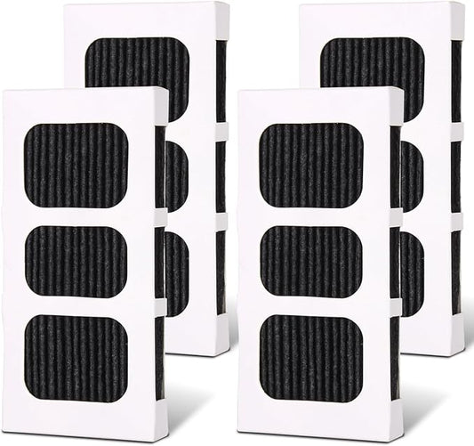 4 Pack Refrigerator Air Filter Replacement, Activated Carbon Strong Adsorption, Compatible with Frigidaire Paultra2, PureAir Ultra 2, Pure Air Ultra II and Electrolux Part Models