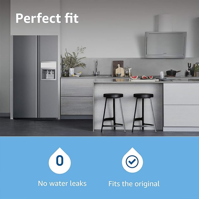 Waterdrop RC EZ 3 Water Filter, Replacement for Culligan® RC-EZ-3, US-EZ-3, RC-EZ-1, Brita® USF-201, USF-202, DuPont® Carbon 3000QT Filter, 2K Gallons, 2 Pack
