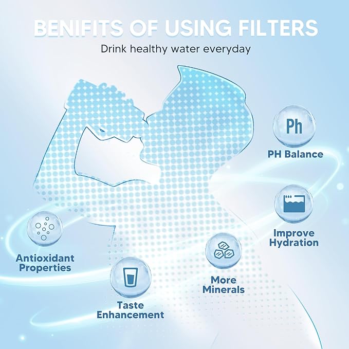 BOGDA W10295370A Water Filter Replacement Compatible with Whirlpool, Kenmore, and Maytag Replaces EDR1RXD1, WHR1RXD1, Filter 1, KAD1RXD1, P8RFWB2L, P8WB2L, P4RFWB, P5WB2L, 46-9081, 9930, 4 Packs