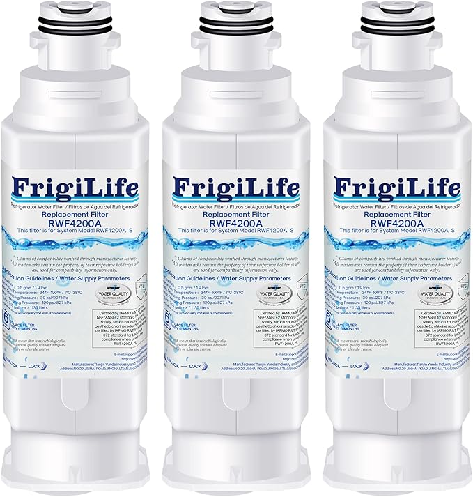 DA97-17376B Refrigerator Water Filter Replacement for Samsung HAF-QIN, HAF-QIN/EXP, DA97-08006C, RF23M8070SG, RF23M8070SR, RF23M8090SG, RF23M8090SR, RF23M8570SR, RF23M8590SG, 3PACK