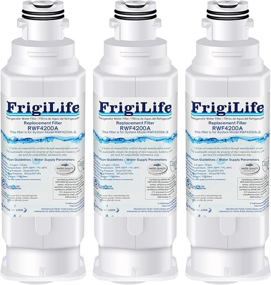 DA97-17376B Refrigerator Water Filter Replacement for Samsung HAF-QIN, HAF-QIN/EXP, DA97-08006C, RF23M8070SG, RF23M8070SR, RF23M8090SG, RF23M8090SR, RF23M8570SR, RF23M8590SG, 3PACK