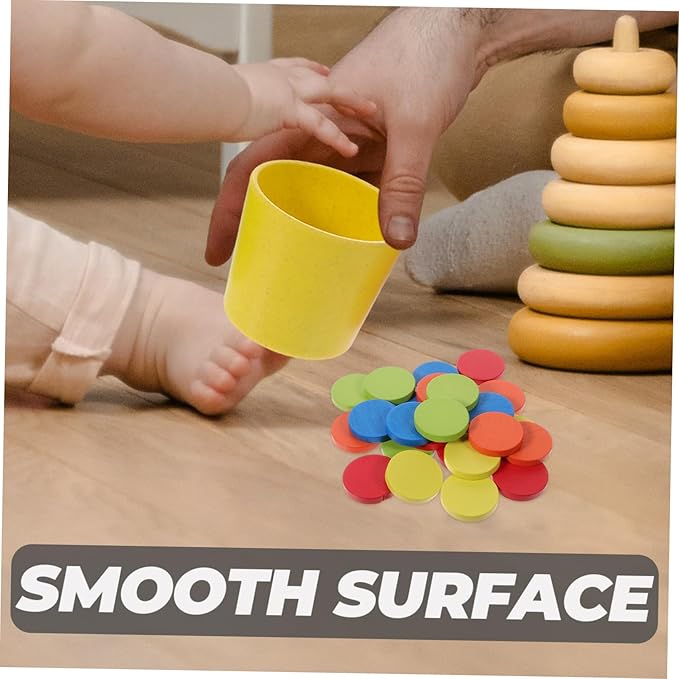 Milisten 1 Set Color Learning Sorting Cups for Educational for Color Recognition and Logical Thinking Stacking Cup Present for Birthdays and Holidays