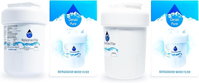 2-Pack Replacement MWF Refrigerator Water Filter for GE, General Electric - Compatible with GE GSL25JFPABS, Hotpoint HSS25GFPJWW, GE MWF, Hotpoint HSS25GFPHWW, Hotpoint HSS25GFPAWW