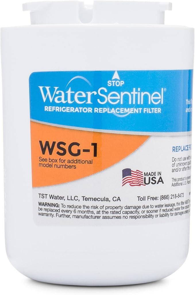 WaterSentinel WSG-1 Made in USA Refrigerator Replacement Filter: Fits GE MWF Filters…
