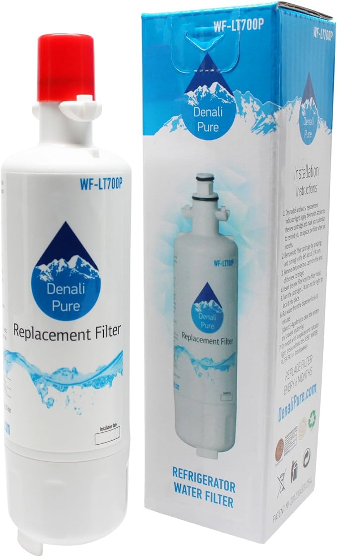 3-Pack Replacement for LG ADQ36006101S Refrigerator Water Filter - Compatible with LG ADQ36006101S Fridge Water Filter Cartridge