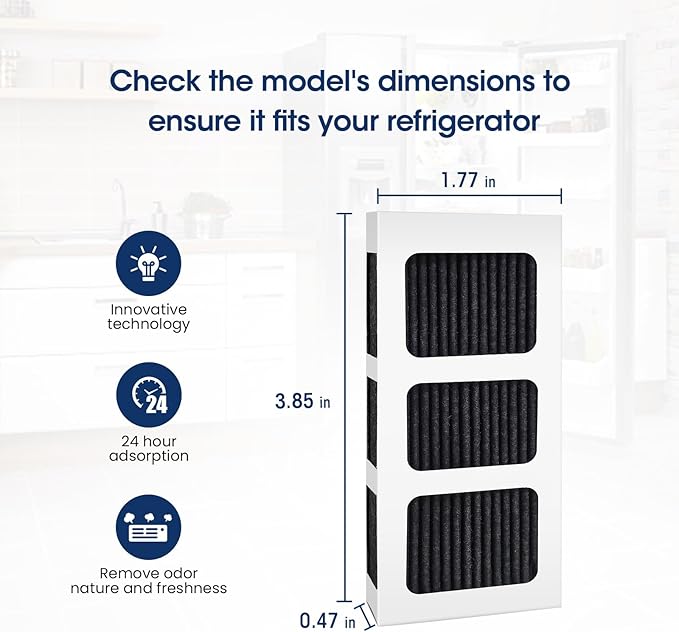 MARRIOTTO MR022 Water Filter, Compatible with Frigidaire refrigerator EPTWFU01, EWF02, Pure Source Ultra II and Pure Air Ultra 2 Air Filter (3+3)