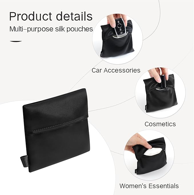 Silky Bag Insert Fit for Hermes Lindy 19/26, Silky Purse Organizer, Lightweight and Silk Touch (Fits Mini Lindy 19, Black)