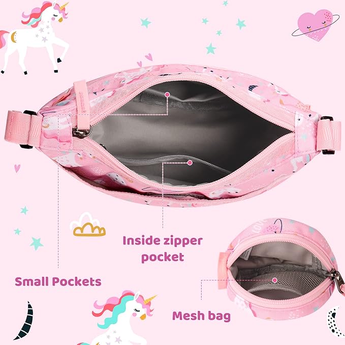 Choco Mocha Girls Crossbody Purse for Kids with Coin Purse | for Kids, for Kids
