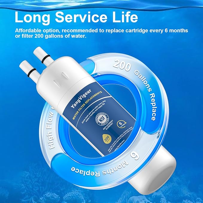 Water Filter Replacement Compatible With Whirlpool, W10295370A, Everydrop Filter 1, EDR1RXD1B, 46-9081, 46-9930, WHR1RXD1, KAD1RXD1, P4RFKB2, P8RFWB2L (3 Pack)