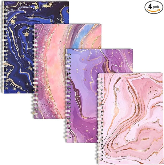 BetterJonny 4 Pcs Reusable Sticker Book Collecting Album Blank Sticker Storage Organizer Book, A5 Size 24 Inner Pages Per Album, Release Paper for Collecting Stickers, Labels(Phantom Quicksand)