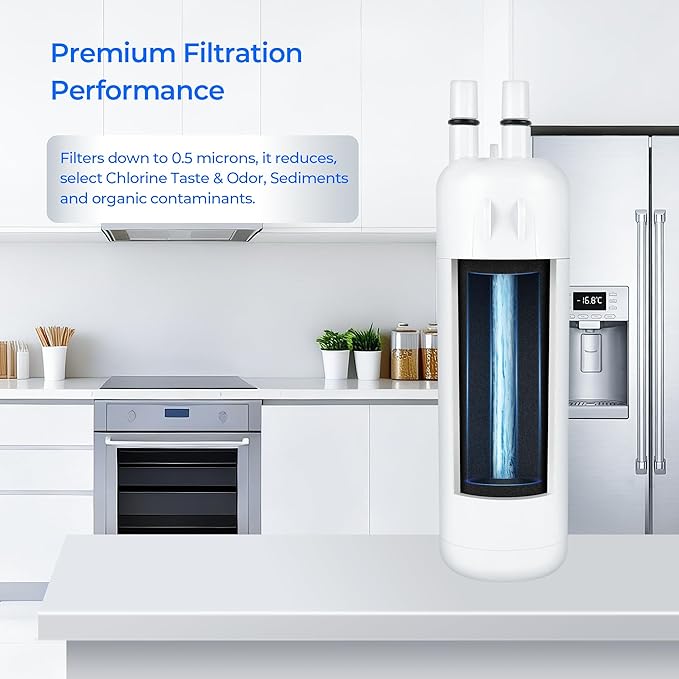 TEEHAY 9081 Water Filter Replacement, Compatible with Whirlpool P5WB2L, P4RFWB, Kenmore P4RFKB2, Kenmore 9930, 46-9930, 9081, 46-9081, 9930P, 469930, 04609930000 (2 Pack)