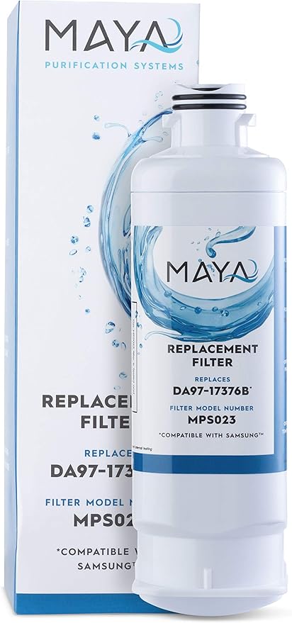 MAYA DA97-17376B Water Filter Replacement, Compatible with: Samsung HAF-QIN, RF23M8070SR, HAF-QIN/EXP, DA97-08006C, 1 Pack