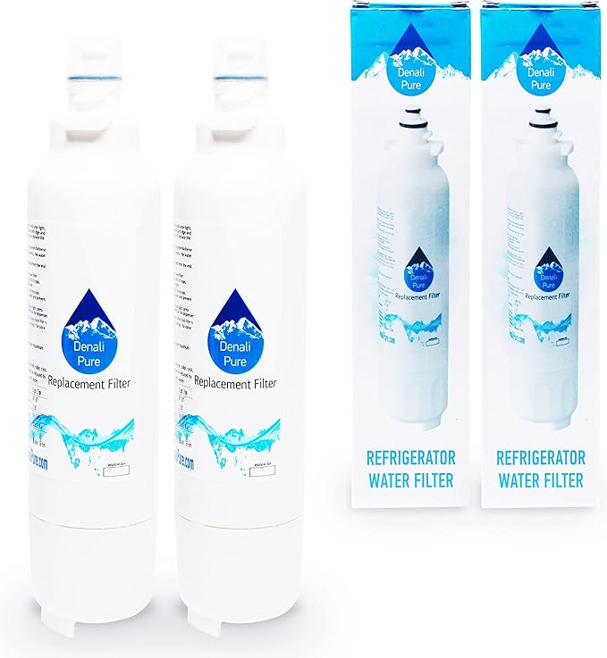 2-Pack Water Filter Replacement for LG LSXS22423W Refrigerator Water Filter - Compatible with LG LT800P, ADQ73613401 Fridge Cartridge