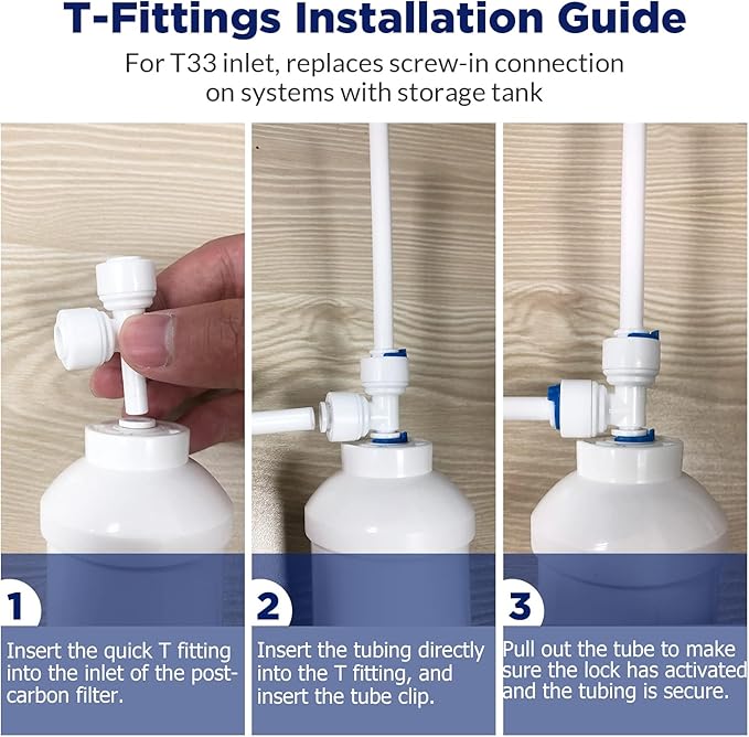 Membrane Solutions Reverse Osmosis Filter Replacement, 75 GPD Complete Replacement Filter Set For 10-inch Under Sink 5-Stage Reverse Osmosis Replacement Water Filter System