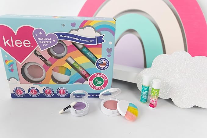 Klee Naturals Mineral Makeup Kit. Gentle and Non-Toxic. Kid-Friendly. Made in USA. (Sun Comes Out)