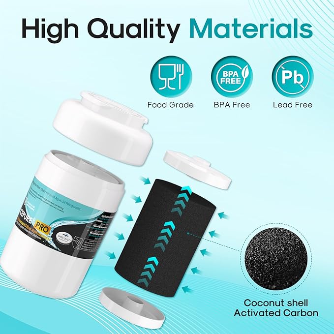 ICEPURE PRO RWF0600AH NSF/ANSI 401 NSF/ANSI 53 Certified Replacement For GE MWF Refrigerator Water Filter, MWFINT, MWFA, HDX FMG-1, GSE25GSHECSS, 46-9991, GSH25JSDDSS, GSHS6LGBBHSS, PC75009, 3PACK
