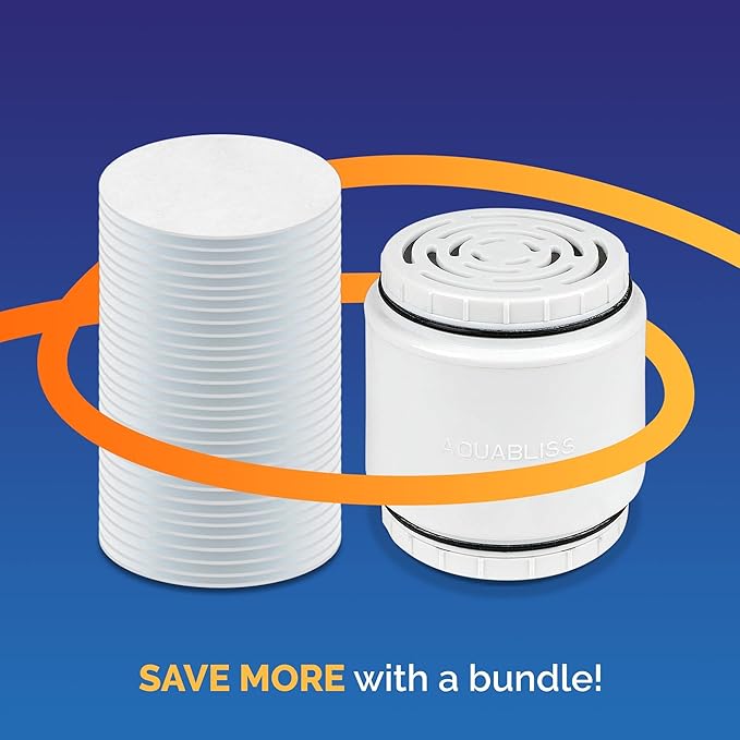 Aquabliss SFC500 Filter Cartridges & 30pc Pack of Sediment Pads (Exclusive Bundle)