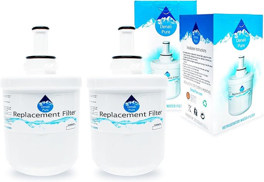 2-Pack Replacement for Samsung RFG237ACRS Refrigerator Water Filter - Compatible with Samsung DA29-00003G, Samsung DA29-00003B, Samsung DA29-00003A Fridge Water Filter Cartridge