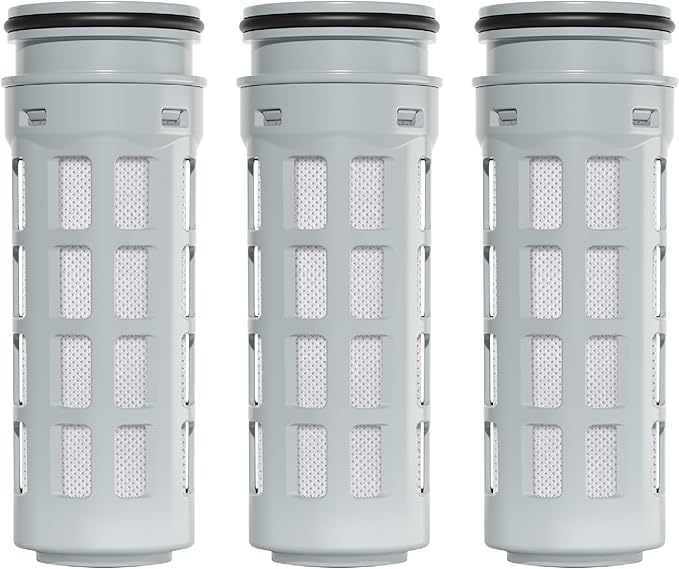 Replacement for Brita® Stream Pitcher Water Filter, Brita® OB05 Filter Pitchers and Dispensers, Pour Through Filters, Upgraded 7-stage Filters, Lasts 2 Months, by AQUA CREST (Pack of 3)