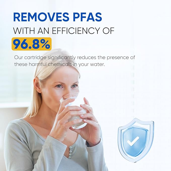 PUREPLUS DA29-00020B NSF/ANSI 401, 53& NSF P473 Certified Replacement for Samsung RF28HMEDBSR, RF263BEAESR, HDX FMS-2, HAF-CIN/EXP, RF4287HARS, RF28HFEDBSR, Refrigerator Water Filter, 1Pack