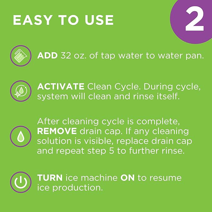 Everydrop by Whirlpool Ice and Water Refrigerator Filter 4, EDR4RXD1, Single-Pack + Affresh Ice Machine Cleaner