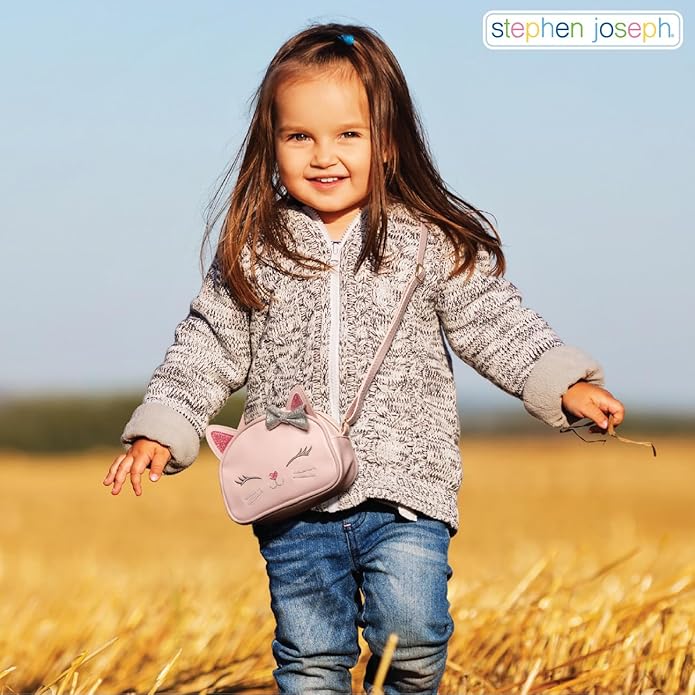 Stephen Joseph,Fashion Purse, Little Girls Crossbody Purse, Girls Handbags, Toddler Crossbody Handbags