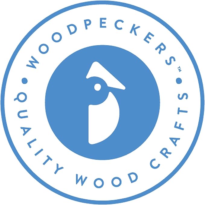 Quarter Circle Wooden Building Blocks Set 1-inch, Pack of 100 Unfinished Wooden Blocks for Crafts & Loose-Parts Play, by Woodpeckers