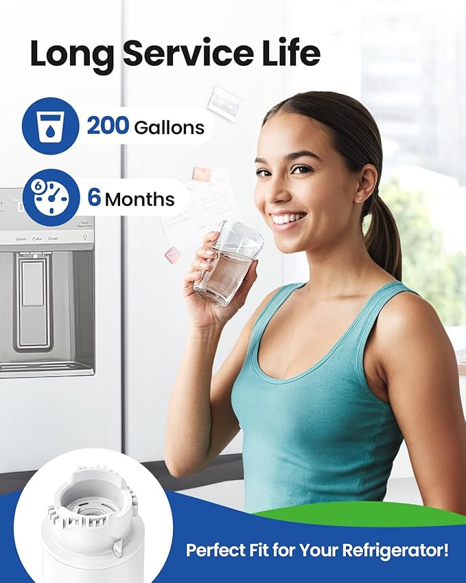 Ecoviva EPTWFU01 Replacement Water Filter, Compatible with Pure Source Ultra II, EPTWFU01C, 012505454226, 4562222, EWF02, PURE SOURCE ULTRA II, 3 Pack