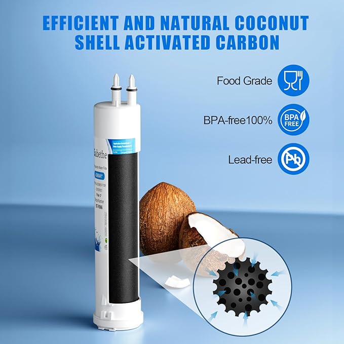 EDR3RXD1 Replacement Water Filter, Replacement for Filter 3, 4396841, EDR3RXD1, KAD3RXD1, WHR3RXD1, 4396841, 4396710, 46-9083,46-9030, 9030, 9083 (2 Count Pack Of)