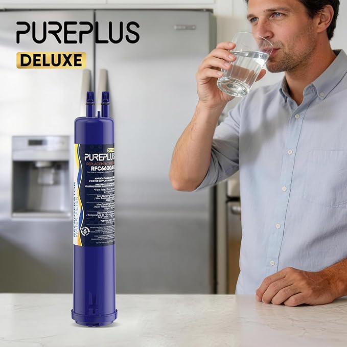 PUREPLUS Compatible with 4396841, 4396710, Everydrop® Filter 3, EDR3RXD1, 46-9083, 46-9030, 9030, 9083, Refrigerator Water Deluxe Filter, 3Pack