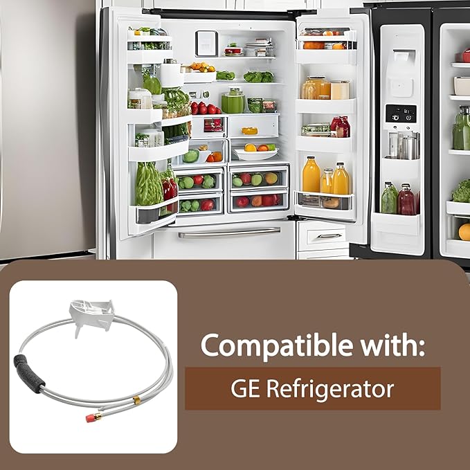 WR17X22066 Water Filter Manifold and Tubing Assembly Fits for GE Refrigerator Replaces WR17X20862, WR17X11920, WR02X45209