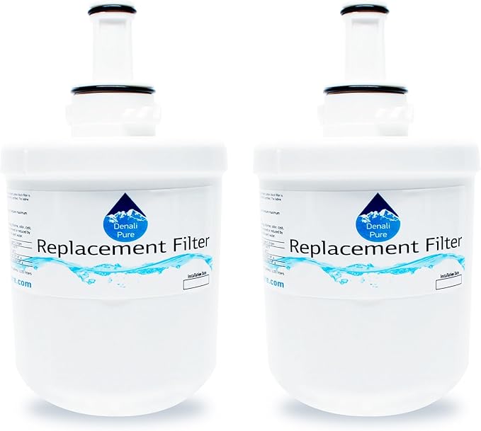 2-Pack Replacement for Samsung RF266AEPN Refrigerator Water Filter - Compatible with Samsung DA29-00003G, Samsung DA29-00003B, Samsung DA29-00003A Fridge Water Filter Cartridge