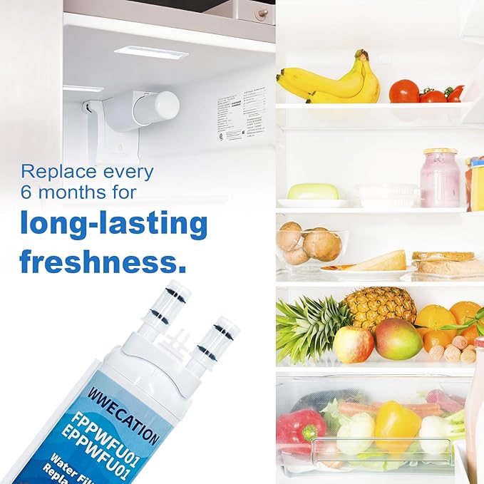 FPPWFU01 Water Replacement, Compatible with Frigidaire EPPWFU01, PureAdvantage PurePour PWF-1, FPPWFU01 Pack of 3