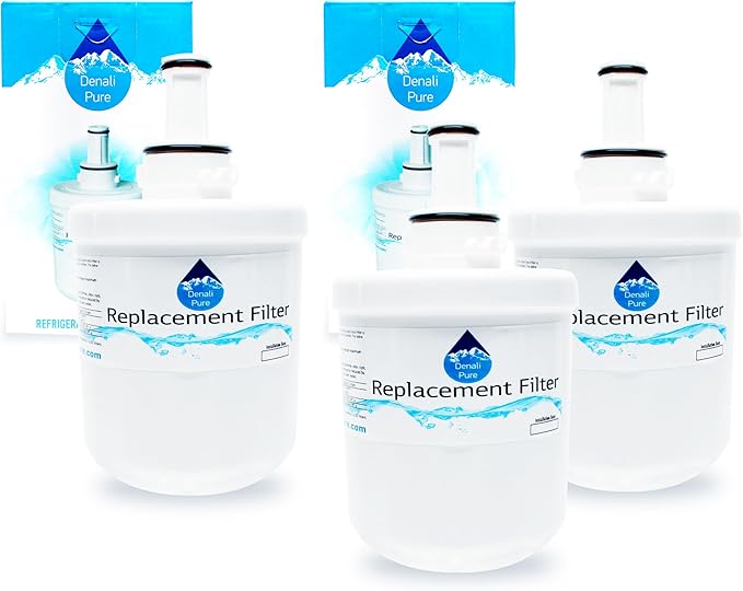 3-Pack Replacement for Samsung RFG237AABP/XAA-0000 Refrigerator Water Filter - Compatible with Samsung DA29-00003G, Samsung DA29-00003B, Samsung DA29-00003A Fridge Water Filter Cartridge