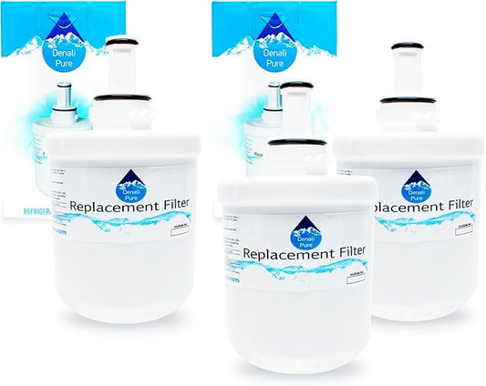 3-Pack Replacement for Samsung RF266AEPN Refrigerator Water Filter - Compatible with DA29-00003G, DA29-00003B, DA29-00003A Filter