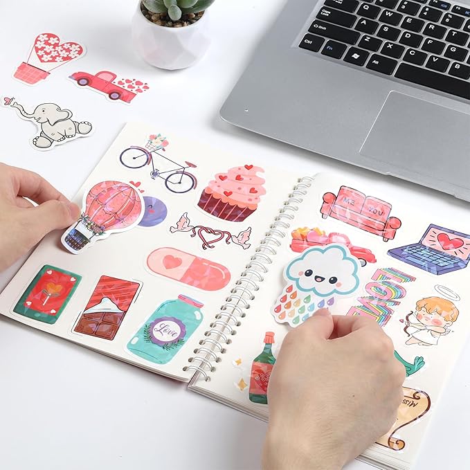 Reusable Sticker Storage Book Collecting Album Stickers Organizer Book A5 Size 40 Sheets Release Paper for Stickers Holder Collection