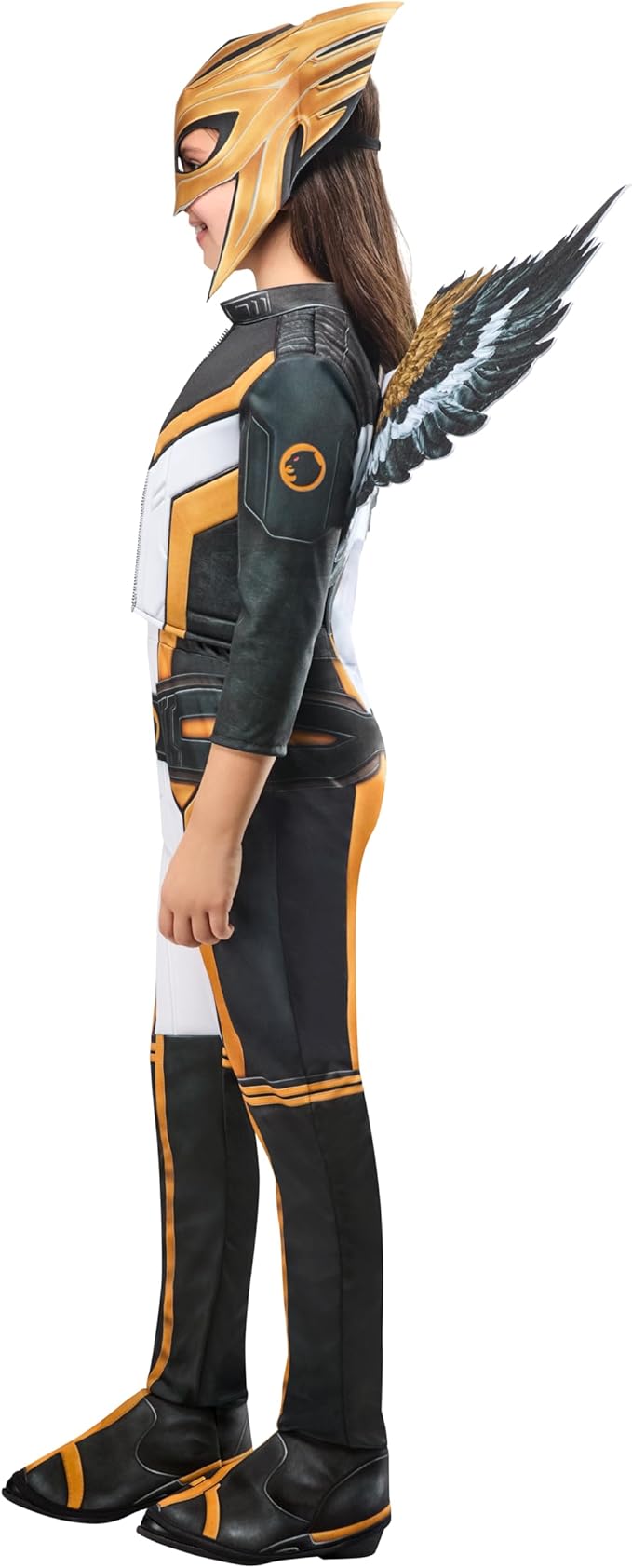 Rubies Hawk Girl Kids Girls Superman Movie Costume Jumpsuit with Attached Shoe Covers and Headpiece